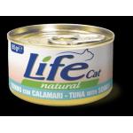 LIFE CAT NATURAL TONNO CON CALAMARI 85GR