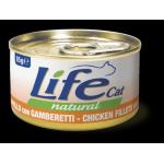 LIFE CAT NATURAL FILETTI DI POLLO CON GAMBERETTI 85GR