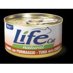 LIFE CAT NATURAL TONNO CON FORMAGGIO 85GR